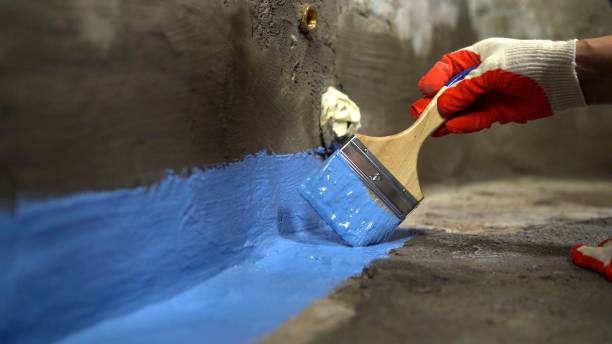 Commercial Emergency Waterproofing project at a Blaine, MN business property by SJ Waterproofing Pros